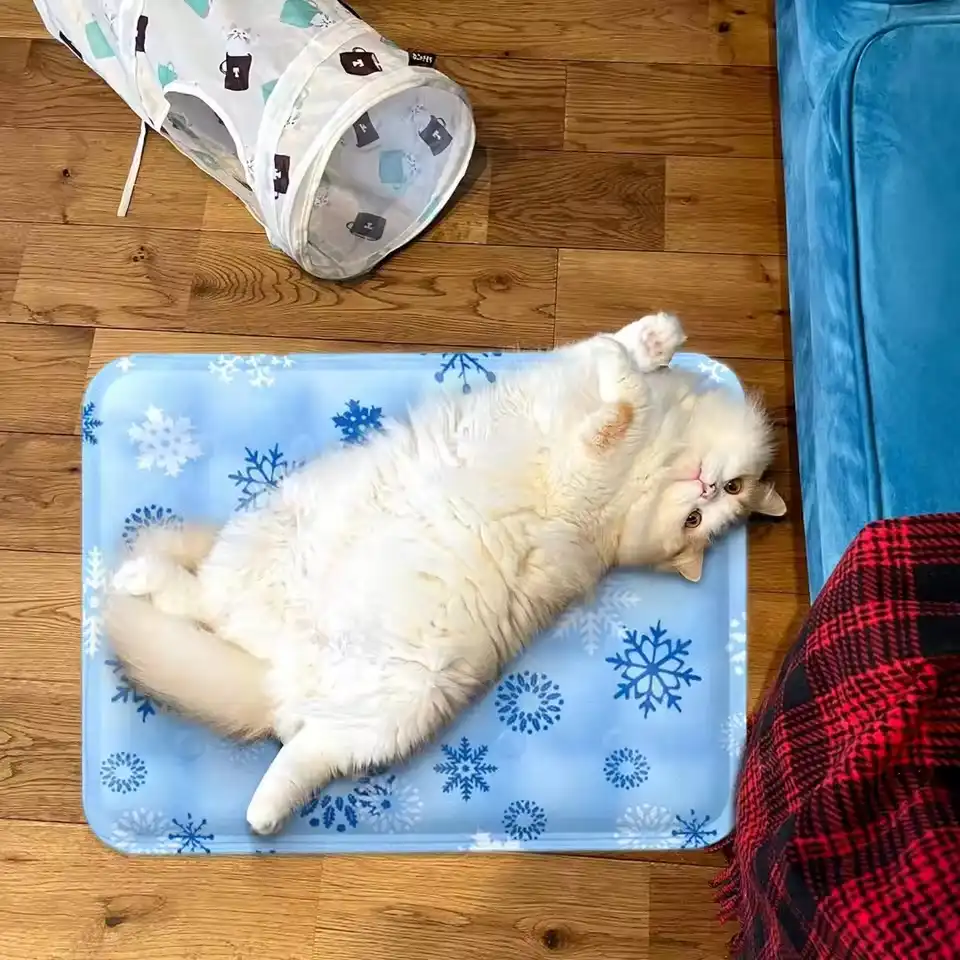 🔥 Summer Sale Up to 60% - Pet Cooling Mat Dry Ice Pet Cool Pad Water Injection Cooling Dog Beds Keep Your Pet Cool Waterproof