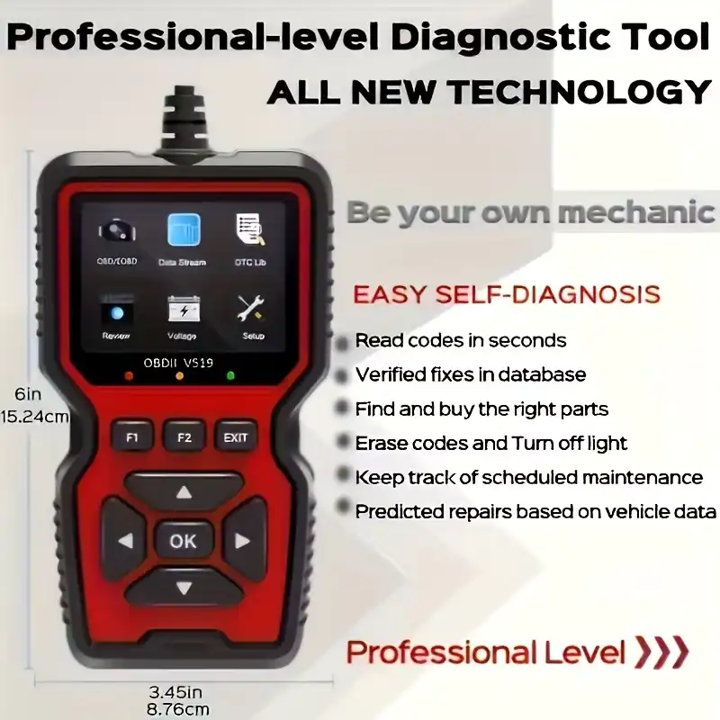 🔥 Last Day 50% OFF 🔥 V519 Professional OBD2 Scanner